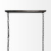 Josie (42'x14.5'x20') Natural Wood Chassis Six Light Chandelier, by Mercana, 42" length x 14.5" width x 20" height thumbnail 4