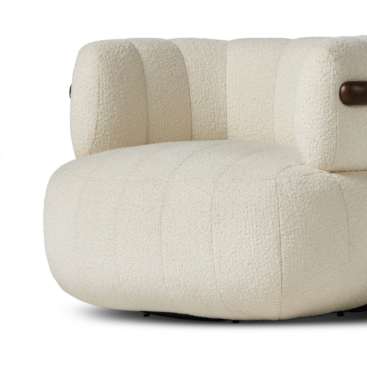 Doss Swivel Chair, Accent Chair by Four Hands, 37" width x 28" height x 34.5" depth View 7