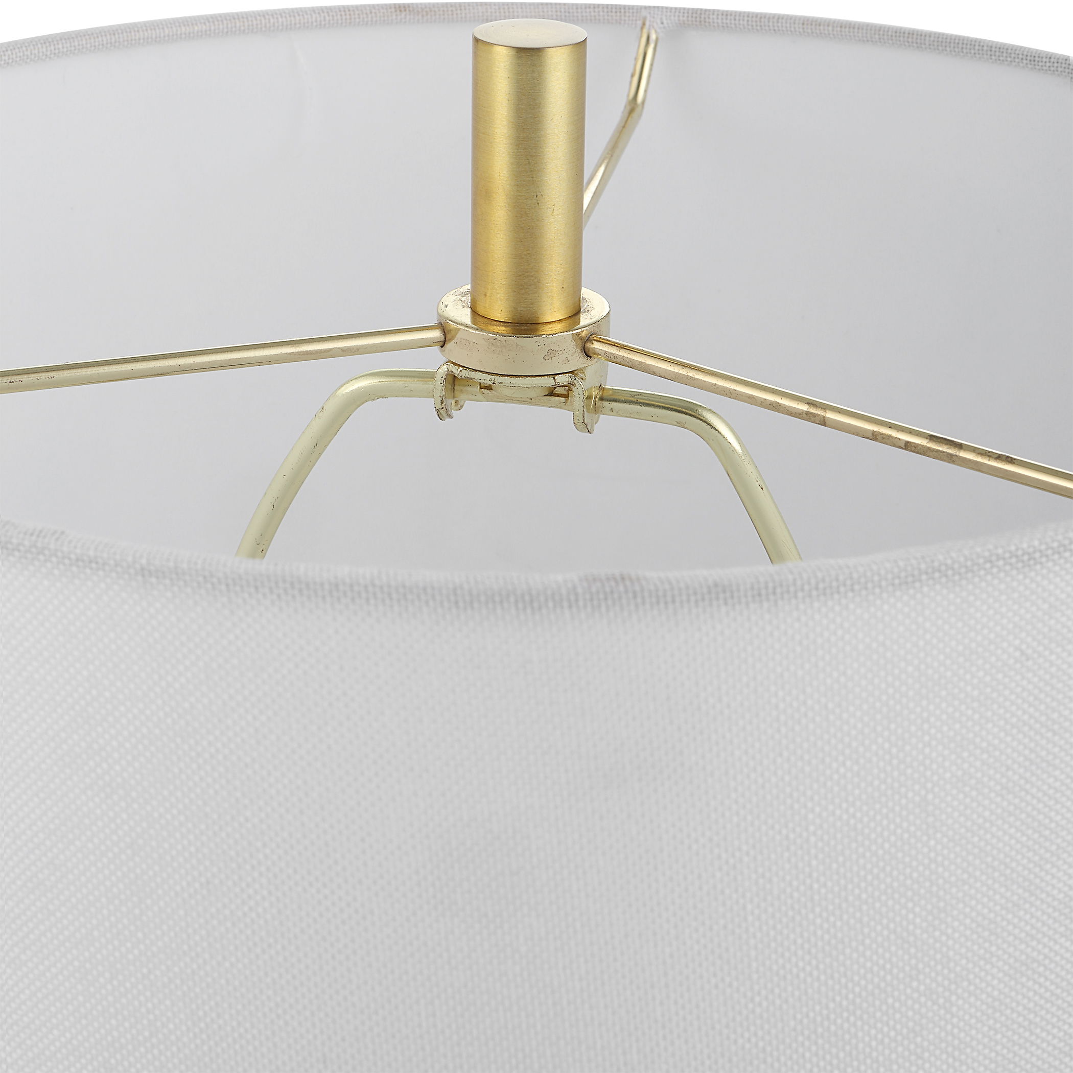 Turret Gold Buffet Lamp large image 