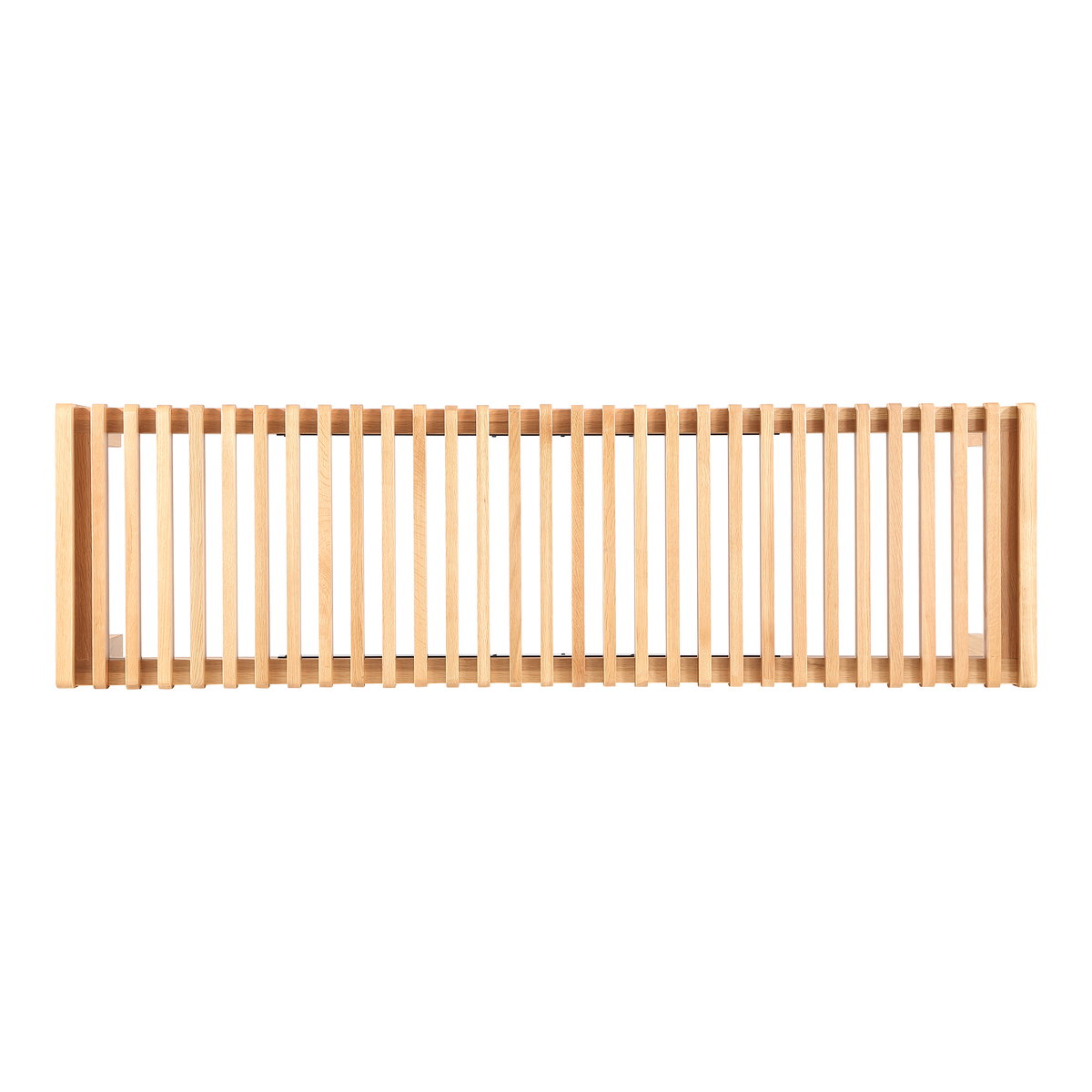Rohe Bench Natural Oak, Benche by Moe's Home, 60" width x 18.11" height x 17.5" depth View 4