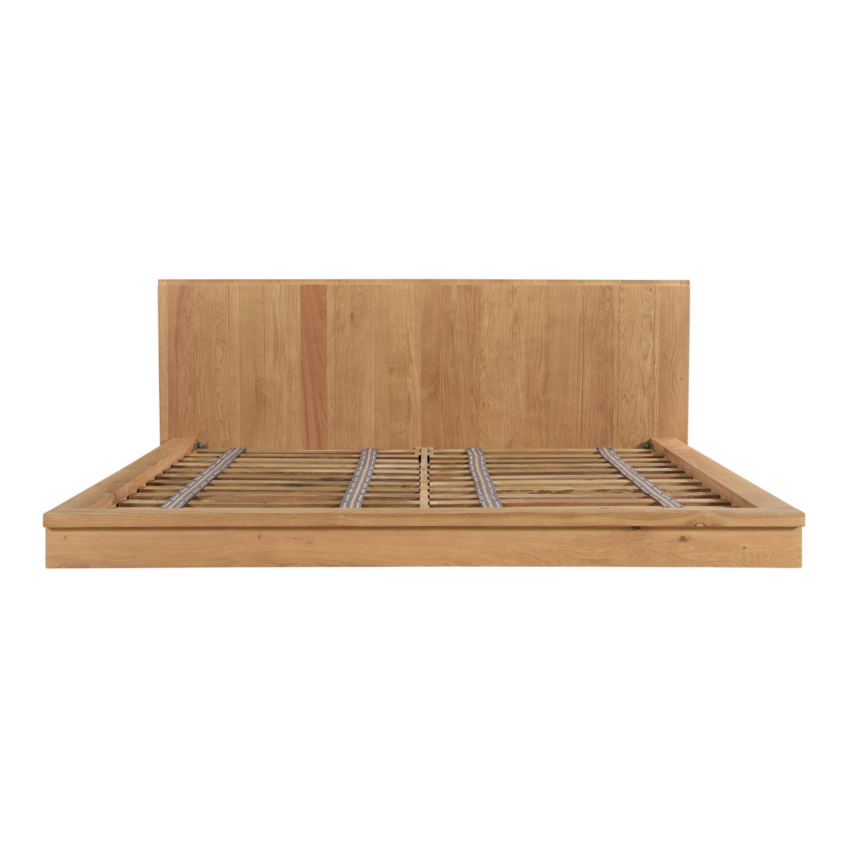 Plank King Bed, by Moe's Home, 89.5" width x 33" height x 86.5" depth View 2
