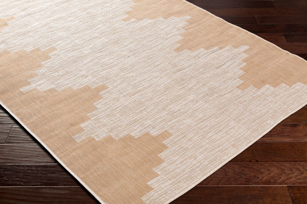 Malibu Machine Woven Rug, by Surya, 1'3.75" length x 1'3.75" width