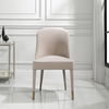 Brie Armless Chair, Champagne Set Of 2 thumbnail 1