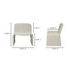 Ella Accent Chair Heather Beige, by Moe's Home, 30" width x 34" height x 22.5" depth thumbnail 10