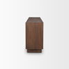 Varenna 4 Door Dark Brown Wood with Rope Handles Sideboard thumbnail 4