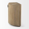 Terra Light Brown Wood Fluted Sideboard, Sideboards & Buffet by Mercana, 72" length x 19" width x 32" height thumbnail 6