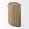Terra Light Brown Wood Fluted Sideboard, Sideboards & Buffet by Mercana, 72" length x 19" width x 32" height thumbnail 7