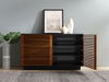 48' Rowan Media Center, Amber, Media Console by Greenington, 48.5" length x 20" width x 27.75" height thumbnail 7