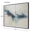 Terra Nova Abstract Framed Print, by Uttermost, 4'3.75" width x 3'3.75" height x 2" depth thumbnail 3