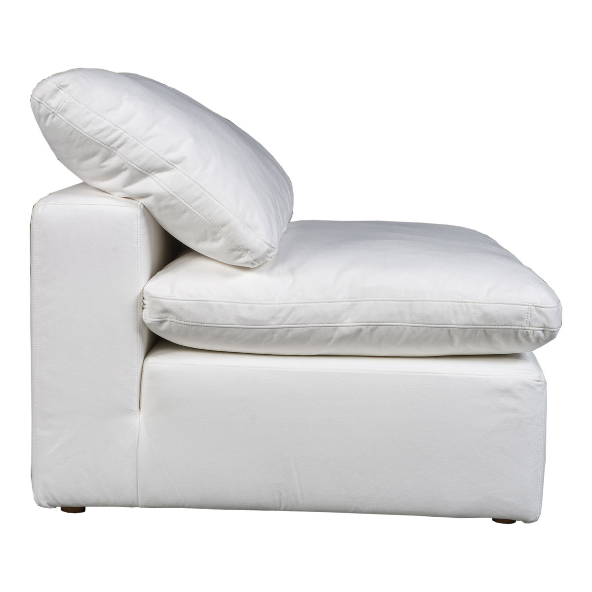 Terra Condo Chair Cream White, Accent Chair by Moe's Home, 38" width x 32" height x 38" depth View 3