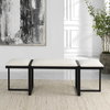 Triple Cloud Modern Upholstered Bench, Benche by Uttermost, 60.75" width x 22" height x 16" depth thumbnail 4