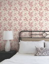 Anemone Toile French Red Wallpaper thumbnail 2