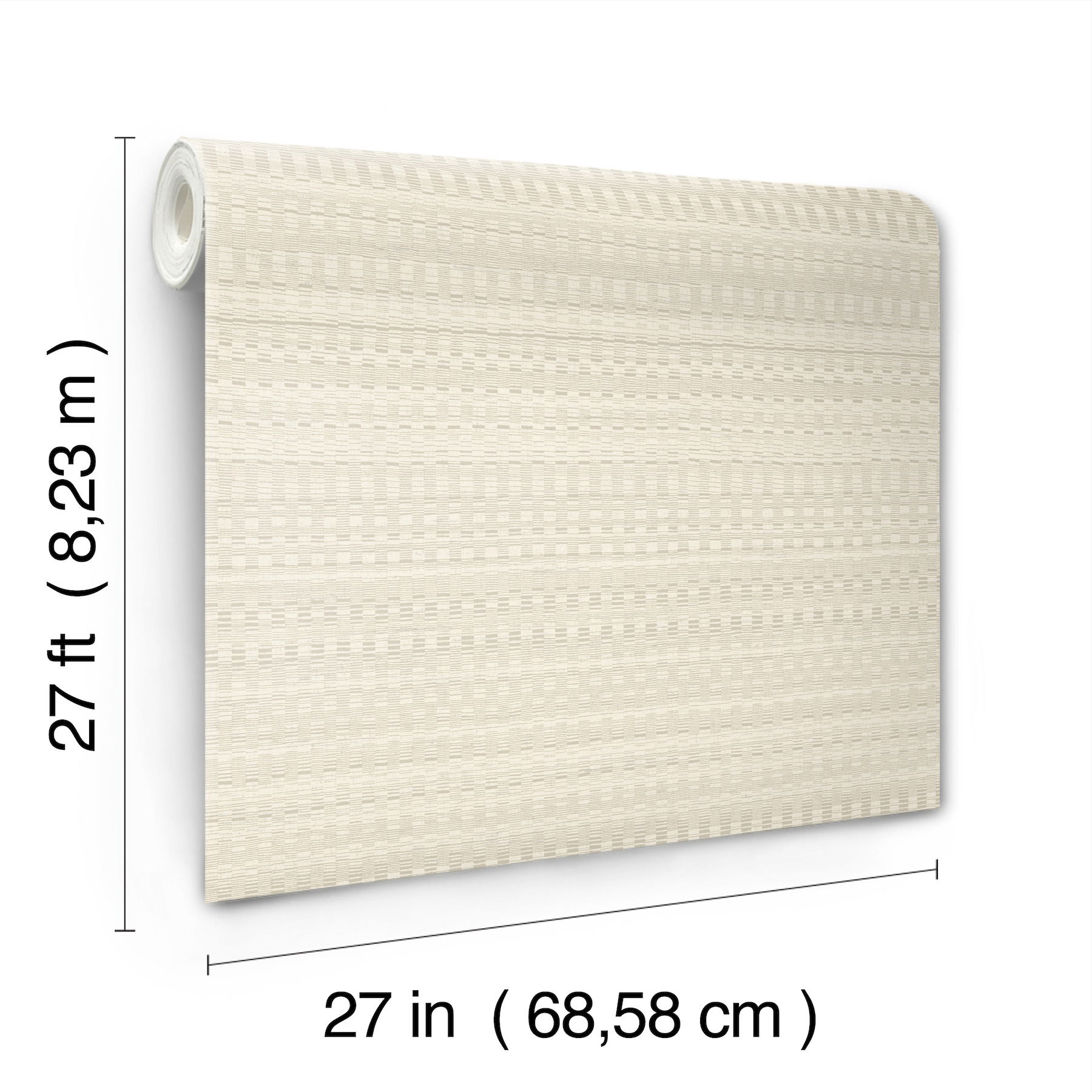 Tapestry Stitch Beige Wallpaper large image 