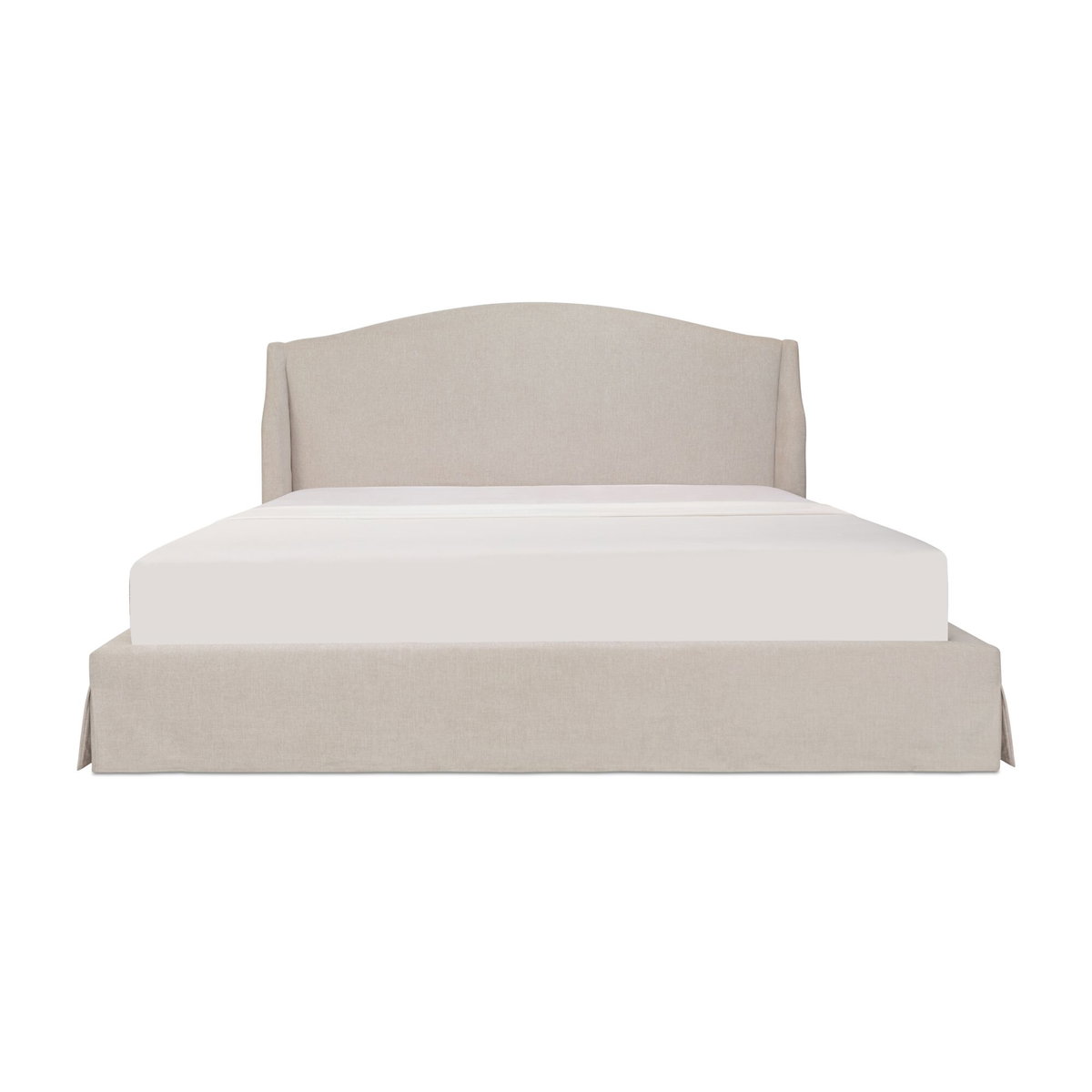 Weston Queen Storage Bed Cream, by Moe's Home, 5'4.17" width x 4'2" height x 7'4.58" depth View 1