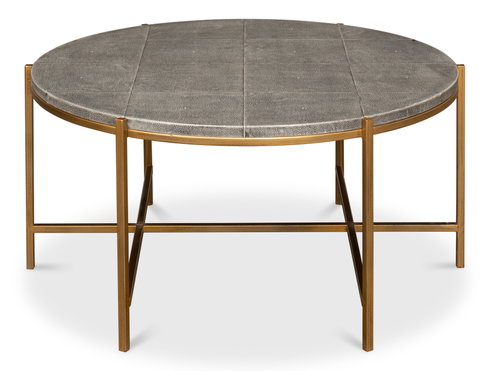 Grey Shagreen Coffee Table