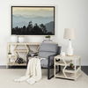 Guilia Castlerock Gray With Metal Frame Sling Accent Chair thumbnail 3