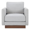 Vernon Accent Chair Grey thumbnail 0