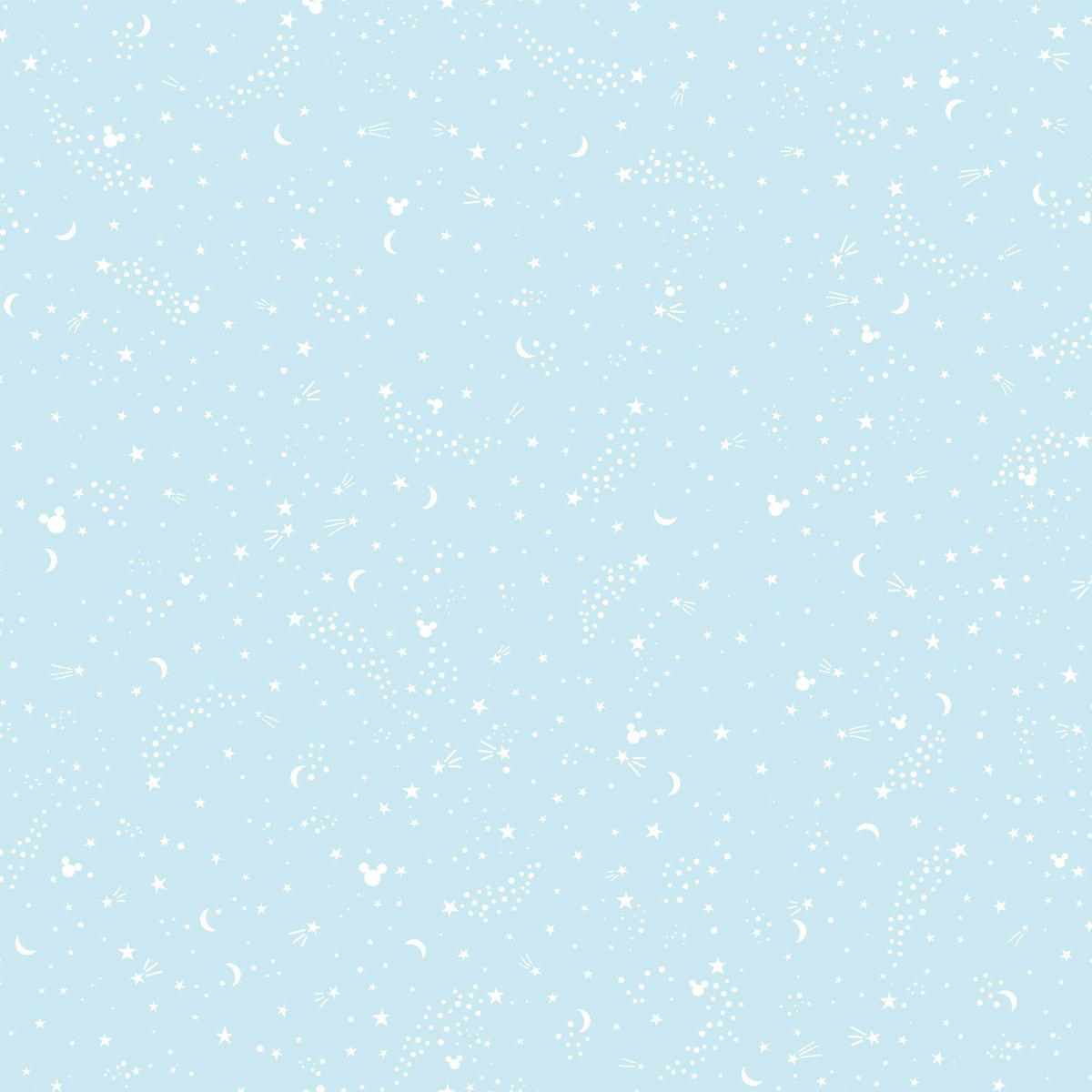 Disney Mickey Mouse Star Teal Wallpaper, by York Wall, 33' length x 1'8.5" width x 0.02" depth