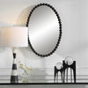 Serna Black Oval Mirror thumbnail 1