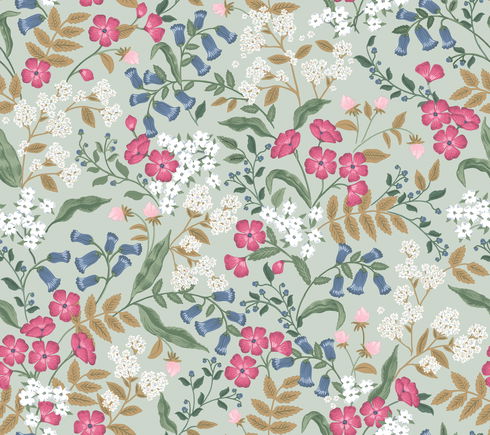 Sweetbrier Mint Peel & Stick Wallpaper