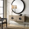 Lunar 4 Door Elm Wood Cabinet, Cabinets & Chest by Uttermost, 53.7" width x 33.4" height x 15" depth thumbnail 4