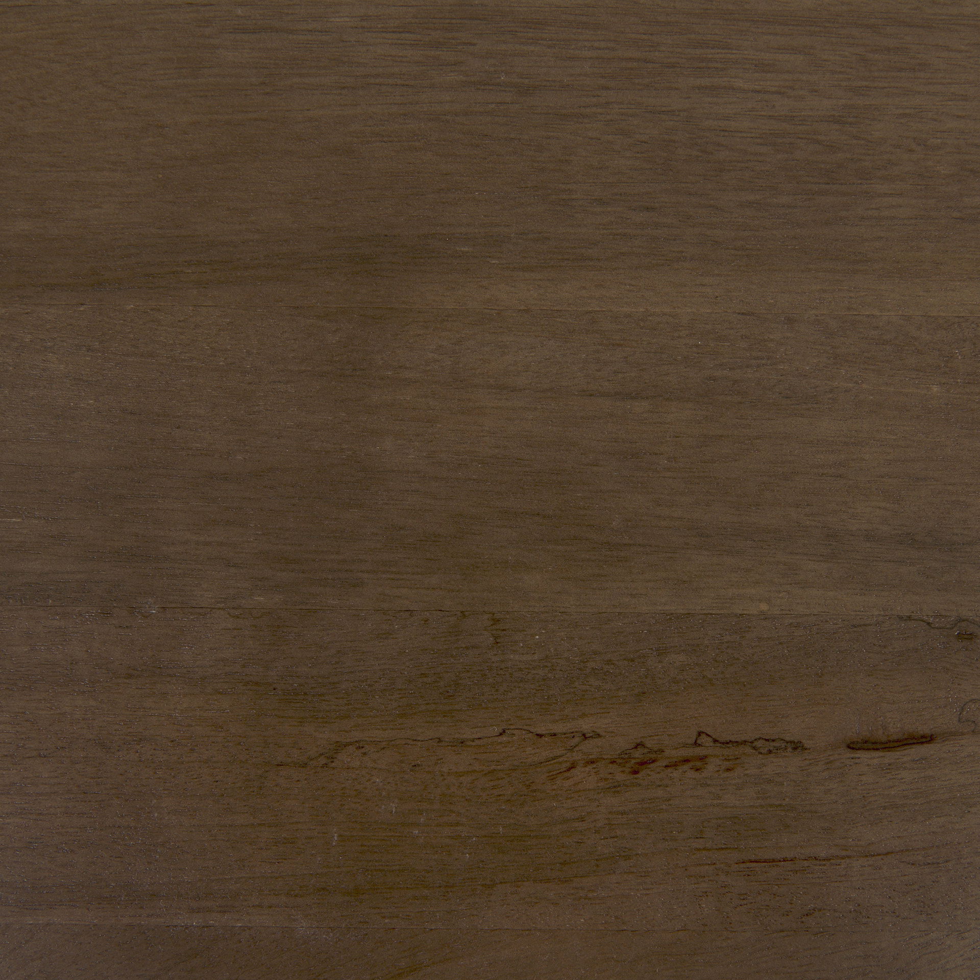 Faye 50L x 15W x 30H Medium Brown Wood with Antique Nickel Metal Base Console Table, by Mercana, 50" length x 15" width x 30" height View 3