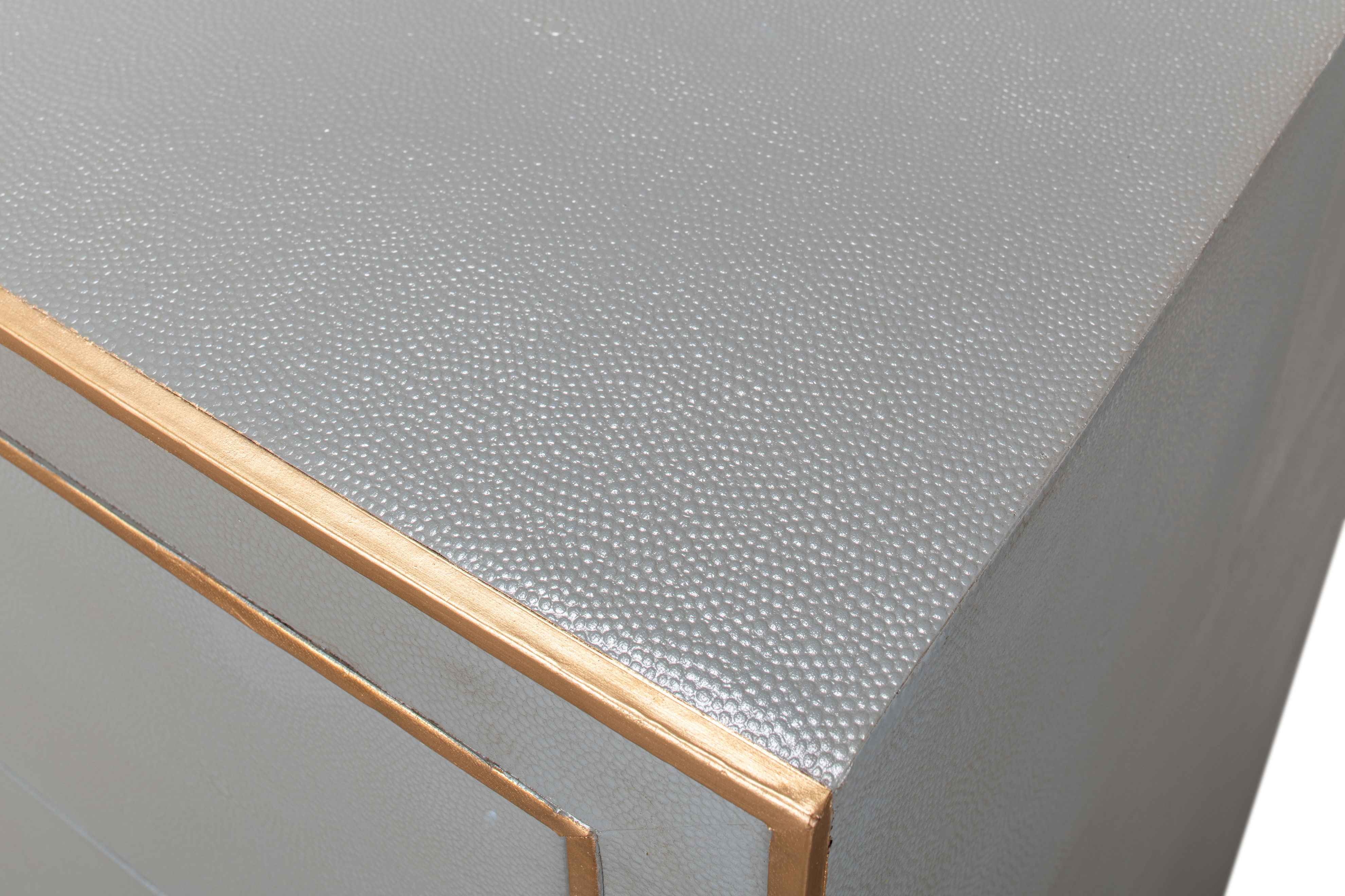 Gabriella Chest Of Drawers, Storm Grey, Cabinets & Chest by Sarreid, 76" length x 22" width x 40" height View 8