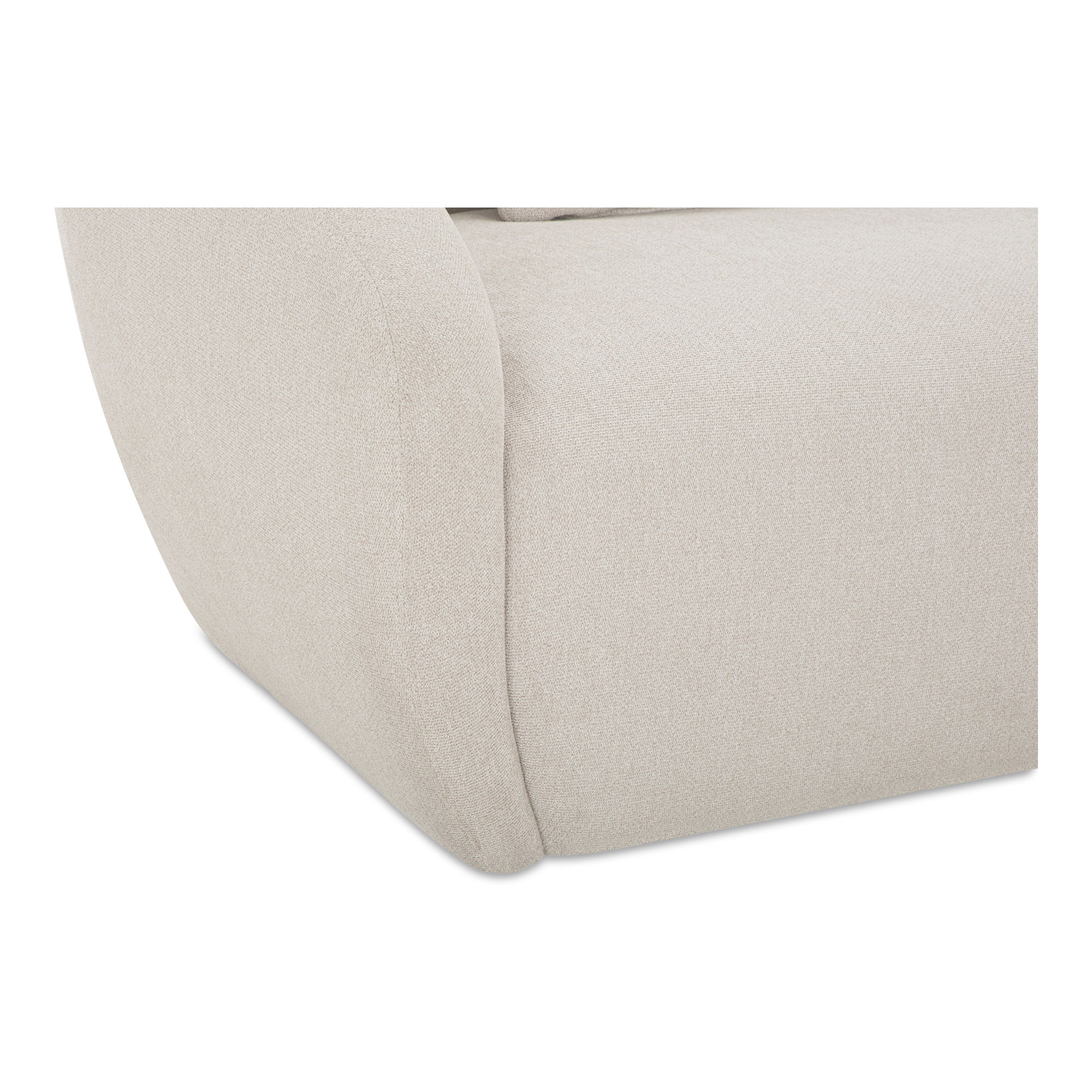 Amelia Nook Modular Right Sectional Warm White large image 