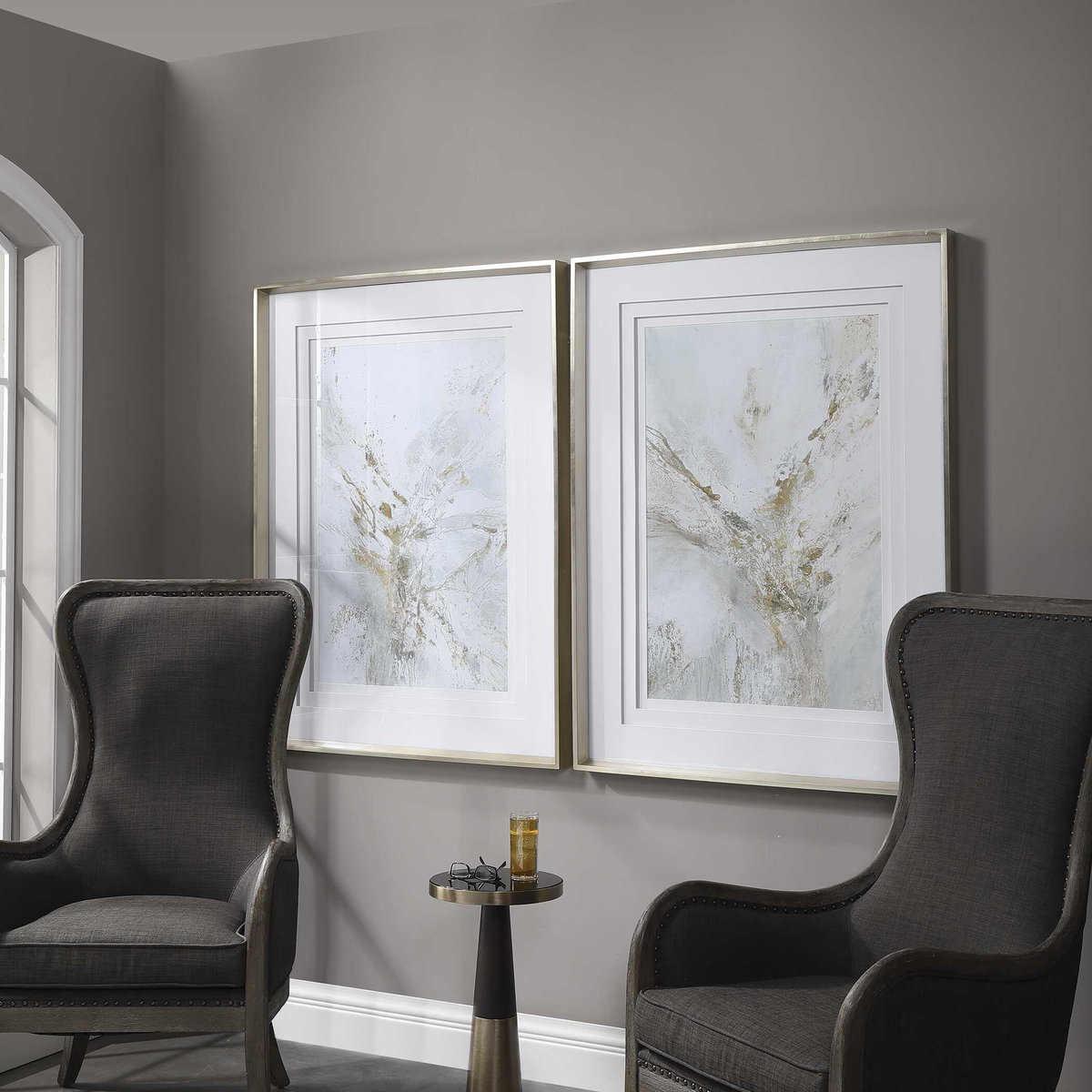 Ethos Framed Abstract Print, Art by Uttermost, 37.5" width x 49.5" height x 2.5" depth View 7