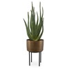 Arabia Aloe Planter, Artificial Plants & Flower by Uttermost, 19.7" width x 37" height x 19.7" depth thumbnail 1