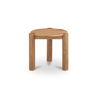 Jack Side Table Brushed Natural Oak, Side & End Table by Moe's Home, 22" width x 22" height x 22" depth thumbnail 1