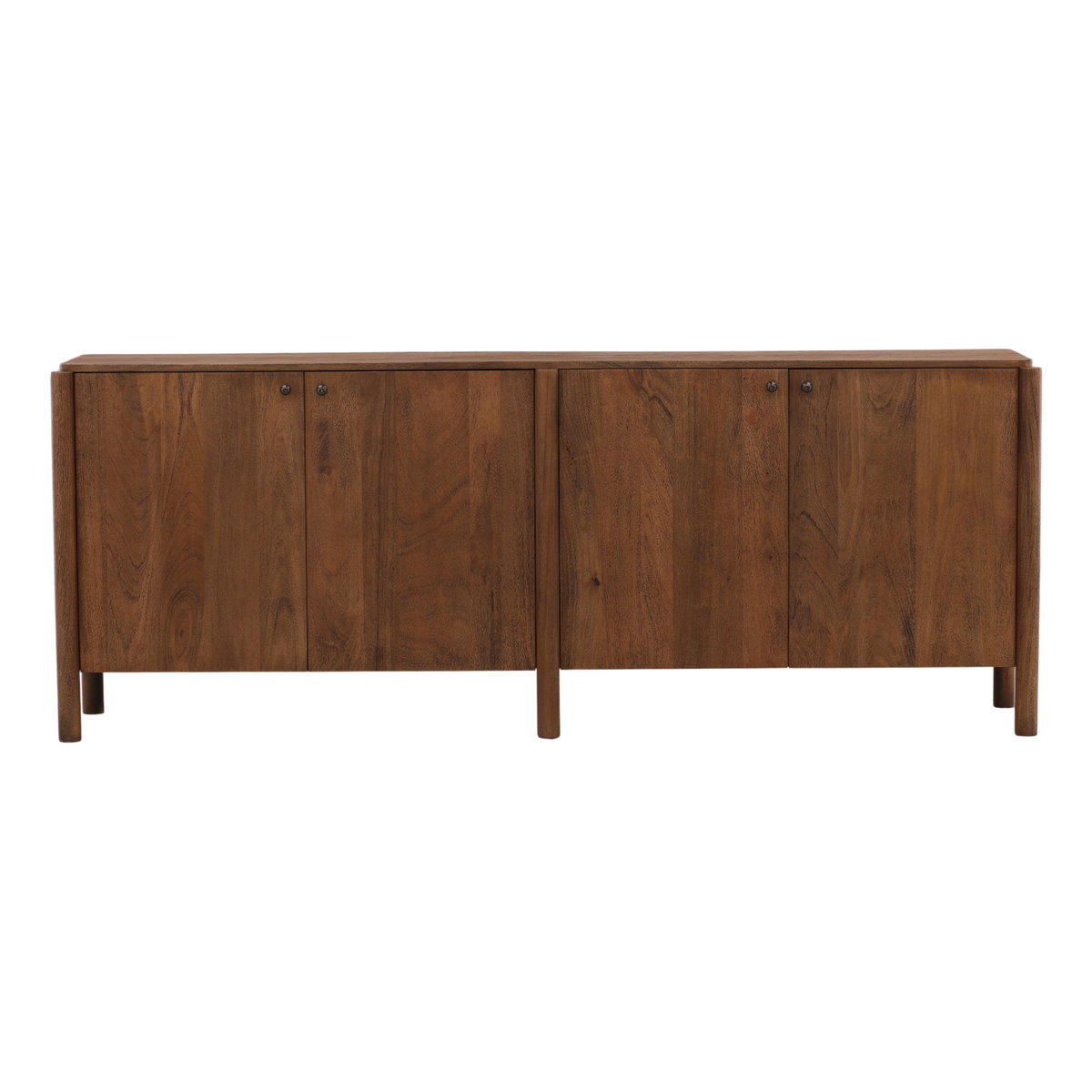 Reiko Sideboard Brown, Sideboards & Buffet by Dovetail, 86" width x 33" height x 16" depth View 2