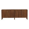 Reiko Sideboard Brown, Sideboards & Buffet by Dovetail, 86" width x 33" height x 16" depth thumbnail 2