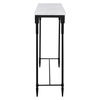 Bourges White Marble Console Table, Furniture by Uttermost, 36" width x 34" height x 12" depth thumbnail 7