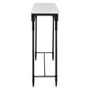 Bourges White Marble Console Table, by Uttermost, 36" width x 34" height x 12" depth thumbnail 7