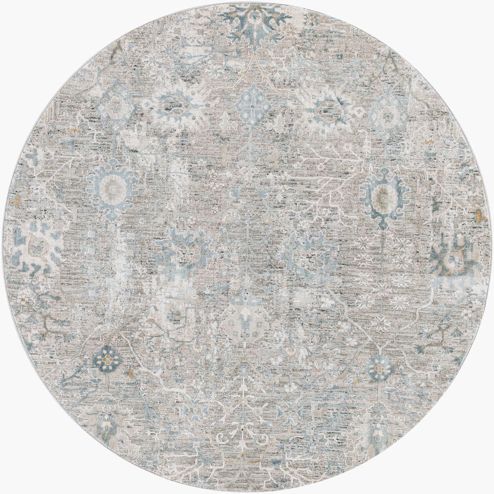 Brunswick Machine Woven Rug, by Surya, 5'2.99" length x 5'2.99" width