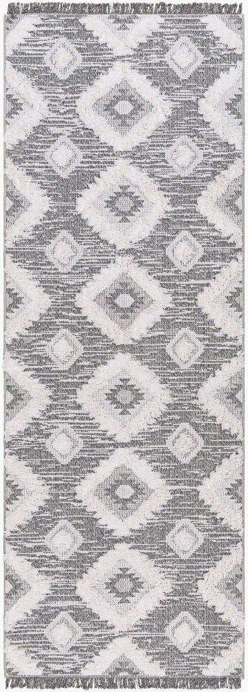 Morocotton Machine Woven Rug, by Surya, 7'2.61" length x 2'6.31" width