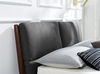 Park Avenue Queen Platform Bed with Fabric, Ruby thumbnail 9