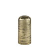 Quonset Tall Brass Finished Aluminum Metal Ornament, Decorative Object by Mercana, 5" length x 5" width x 10.25" height thumbnail 1