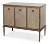 Roland Sideboard Shagreen Charcoal Grey, by Sarreid, 1'8" length x 3'4" width x 2'8" height thumbnail 1