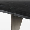 Reinhold IV Black Marble Top Iron Console Table thumbnail 5
