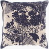 Shadow Floral Accent Pillow, Decorative Pillow by Surya, 20" length x 20" width thumbnail