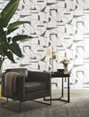 Abstract Geo White & Silver Wallpaper thumbnail 2
