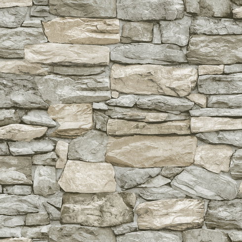 Stone Grey Peel & Stick Wallpaper
