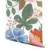 Strawberry Fields White Peel & Stick Wall Mural thumbnail 1