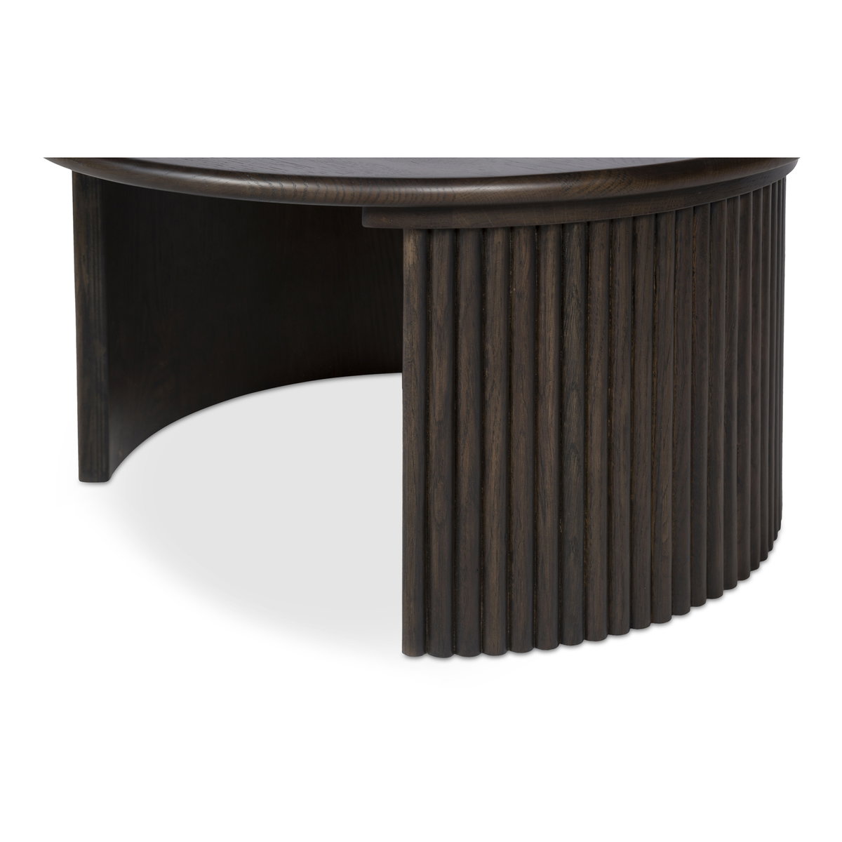 Penny Small Coffee Table Dark Brown, by Moe's Home, 24" width x 13.75" height x 24" depth View 6