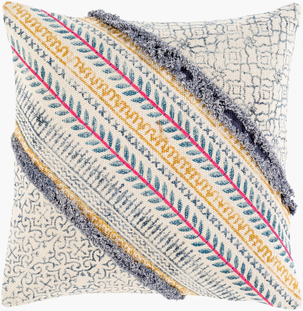 Raja Accent Pillow, Decorative Pillow by Surya, 18" length x 18" width