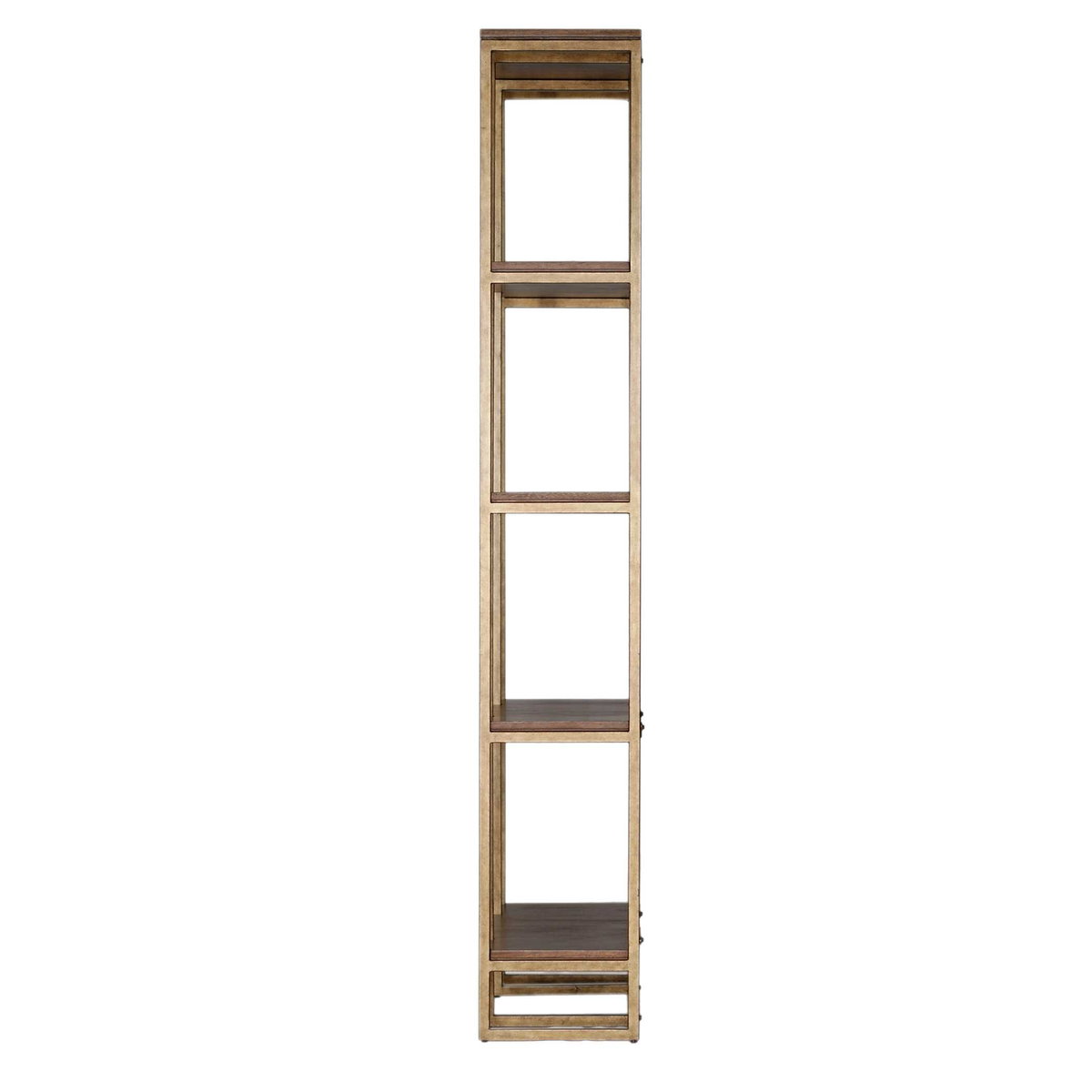Karishma Antique Gold Etagere, Shelving & Bookcase by Uttermost, 32" width x 89" height x 14" depth View 6