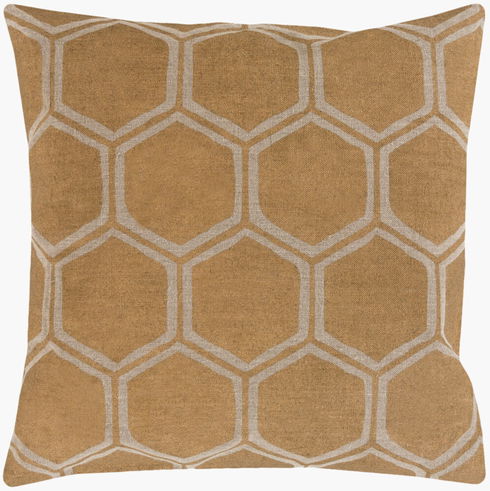 Metallic Stamped Accent Pillow