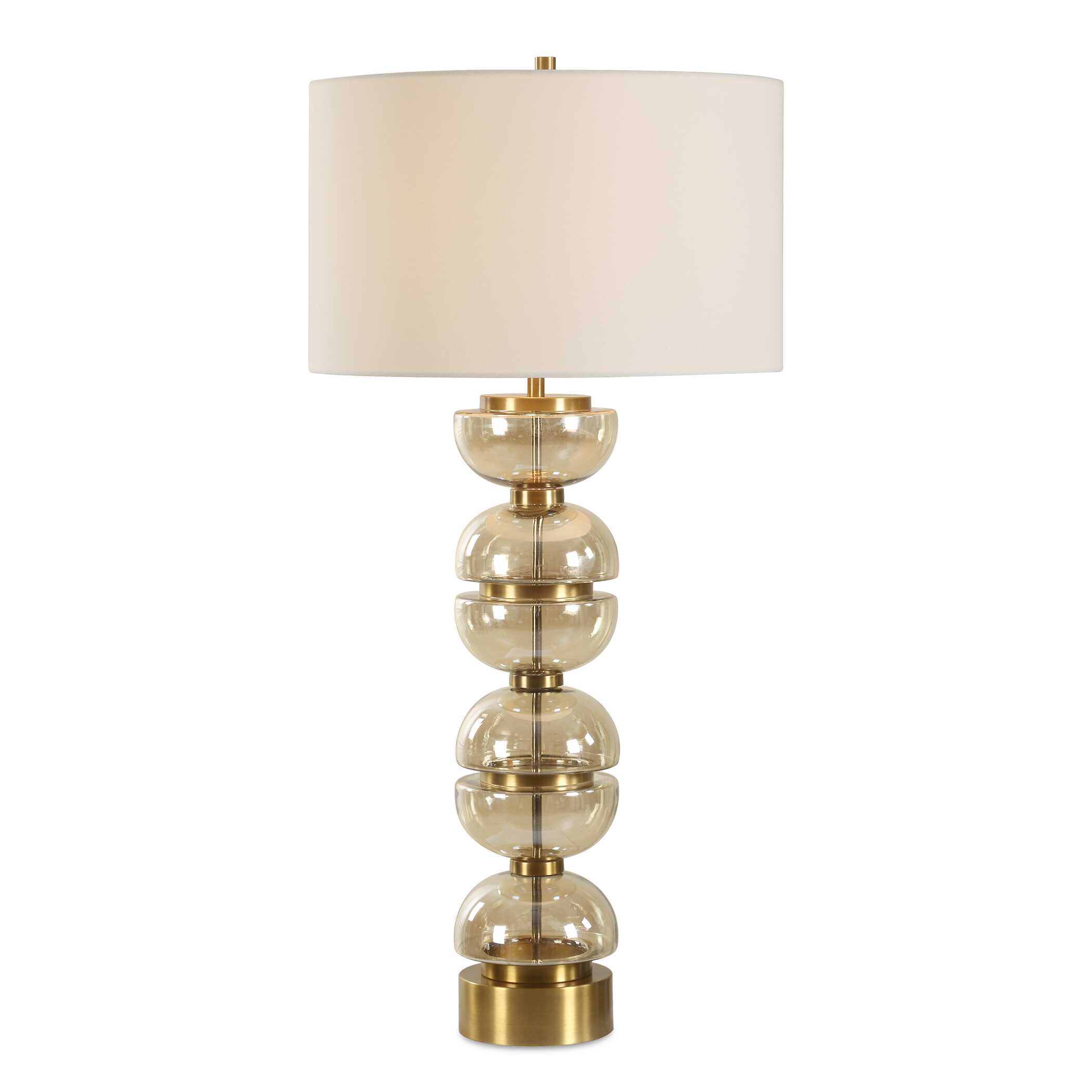 Assemble Half-Sphere Table Lamp, by Uttermost, 17" width x 35" height x 17" depth View 1